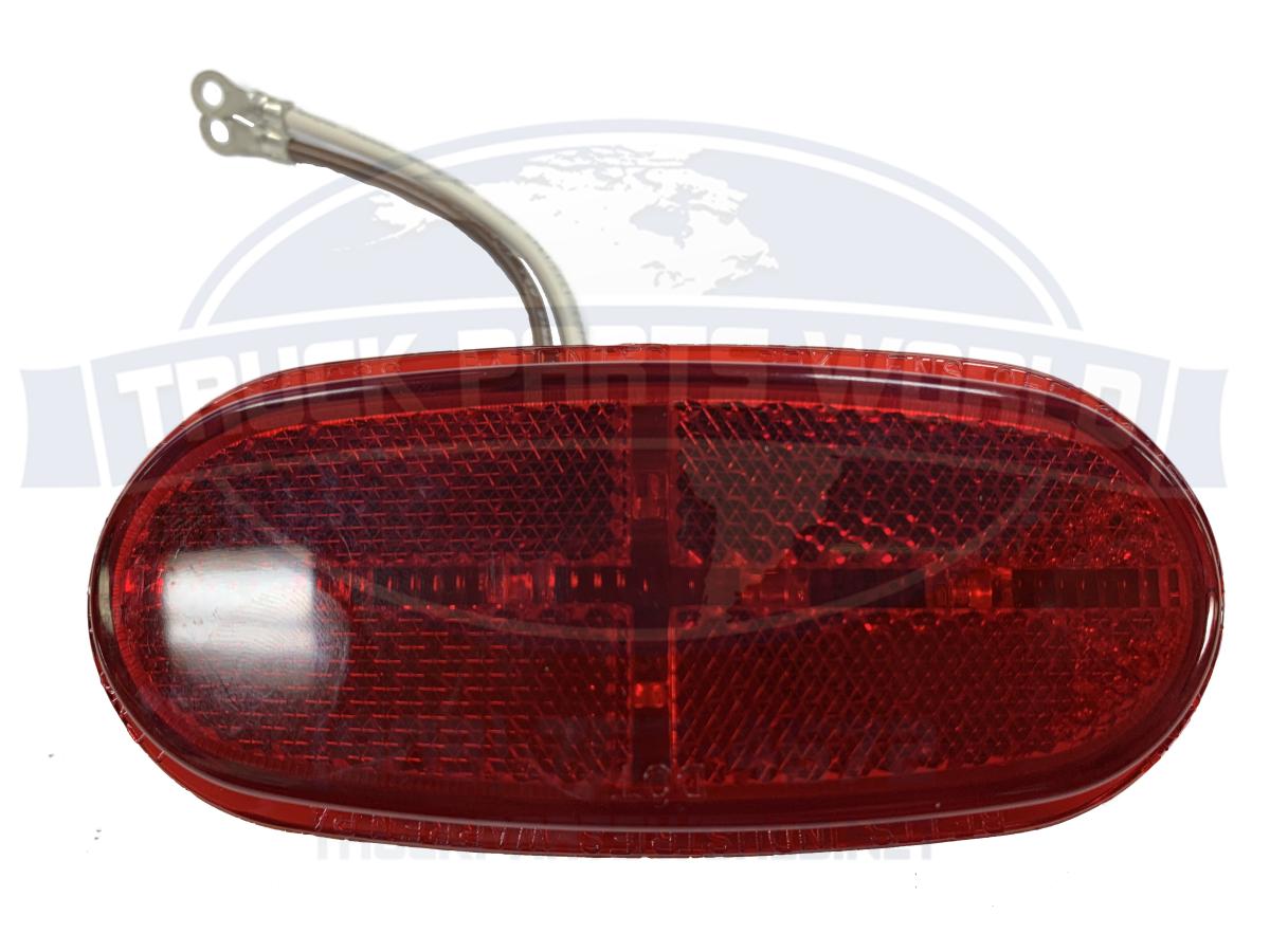 221201, LED Lens Insert - 2 Eyelets, Red Betts 200 Series lamps