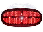 221201, LED Lens Insert - 2 Eyelets, Red Betts 200 Series lamps