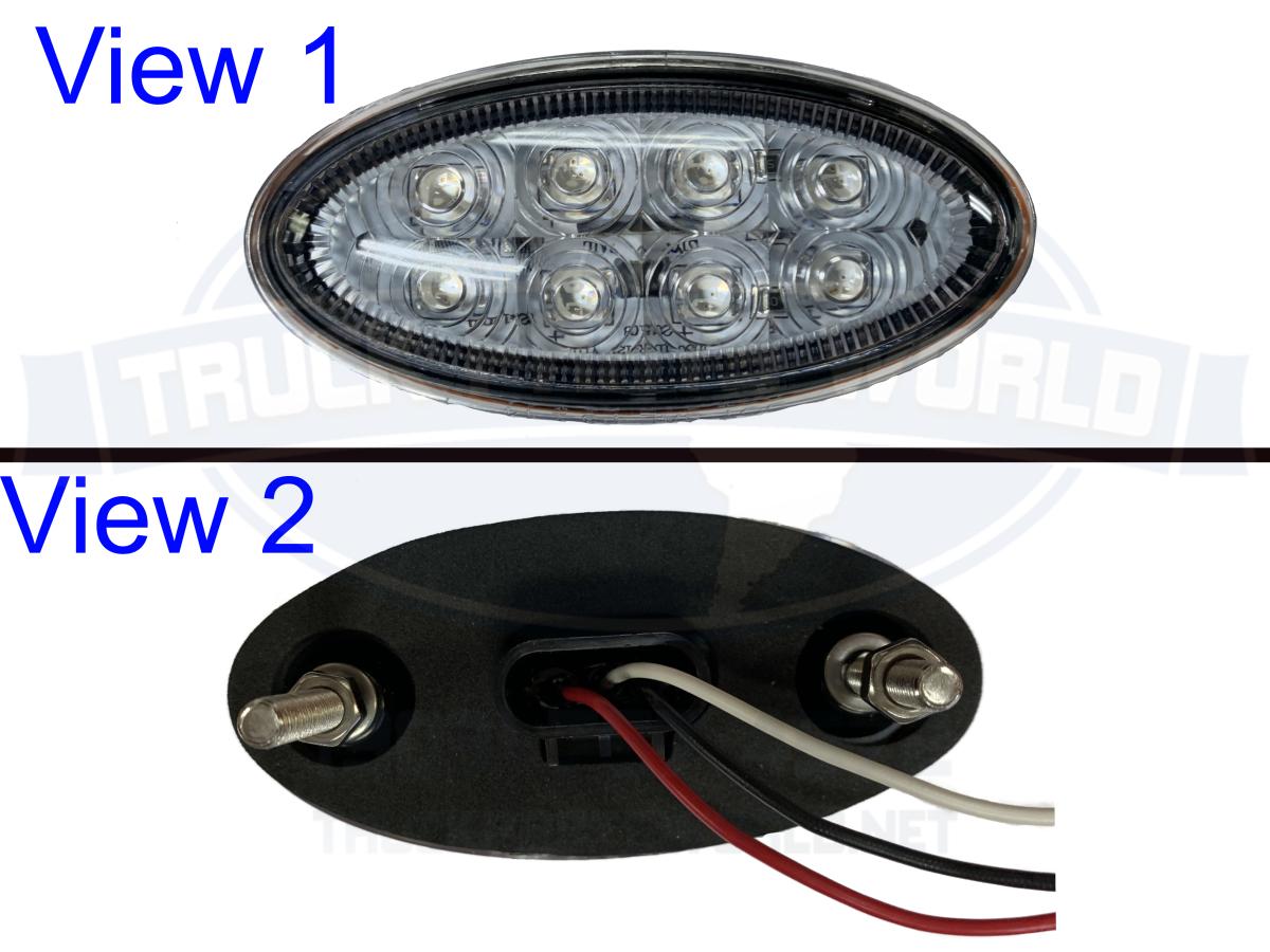 LED SIDE MARKER CLEAR LH & RH PETERBILT