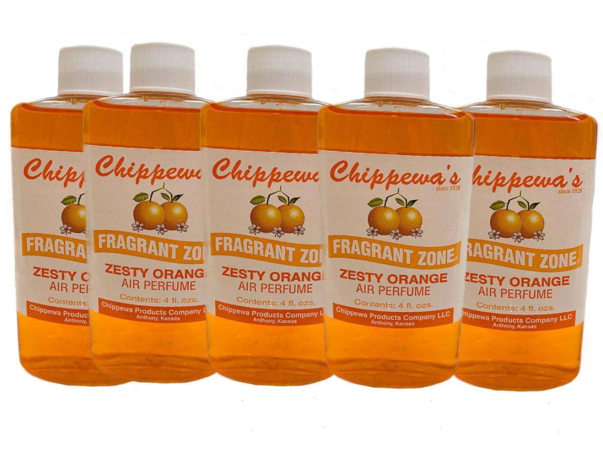 FRAGRANT ZONE ZESTY ORANGE: Zesty orange with a balance of citrus. 5 PACK