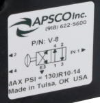 Apsco - 4 Way 2 Position Single Spool Tailgate Air Valve