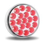 4" DUAL REVOLUTION RED STOP, TURN & TAIL TO WHITE BACK UP LED LIGHT WITH LOCK CONNECTOR