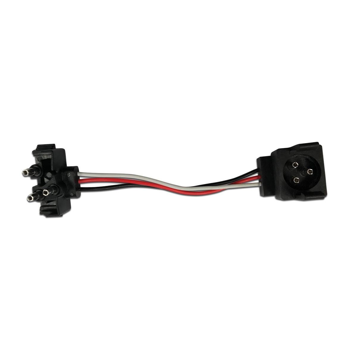 4" DUAL REVOLUTION RED STOP, TURN & TAIL TO WHITE BACK UP LED LIGHT WITH LOCK CONNECTOR