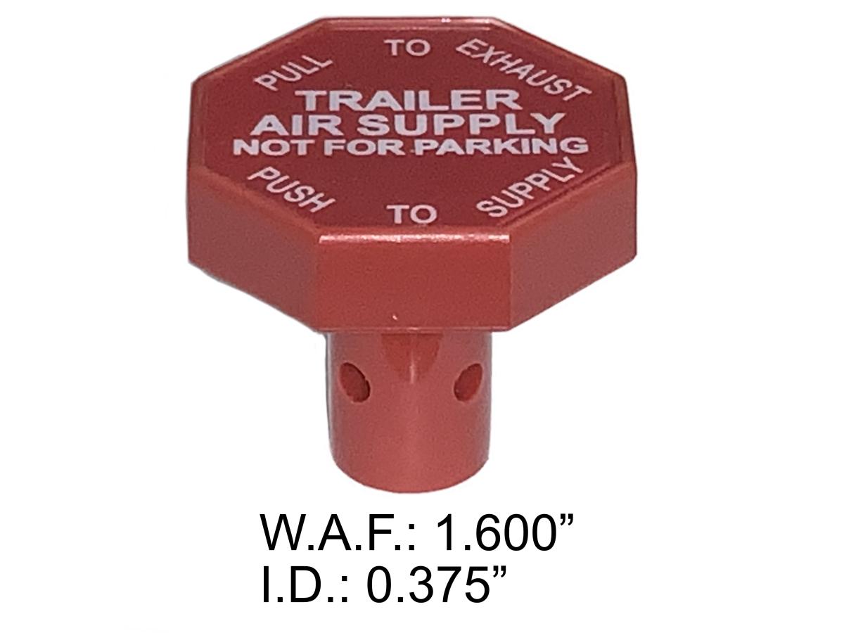 MV3 Red Modular Valve Trailer Air Supply Knob Qty. 1 # 802627 Ref# Bendix 298817