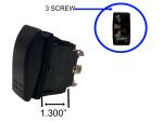 Rocker Switch On/Off/On