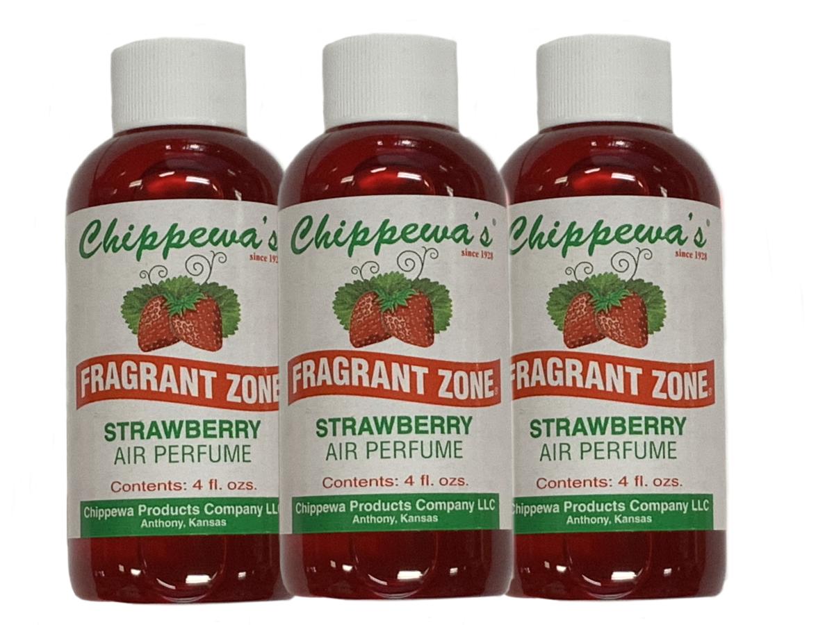 3 Pack Fragrant Zone Strawberry Air Perfume