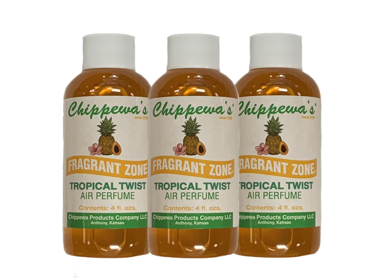 3 Pack Fragrant Zone Tropical Twist Air Perfume