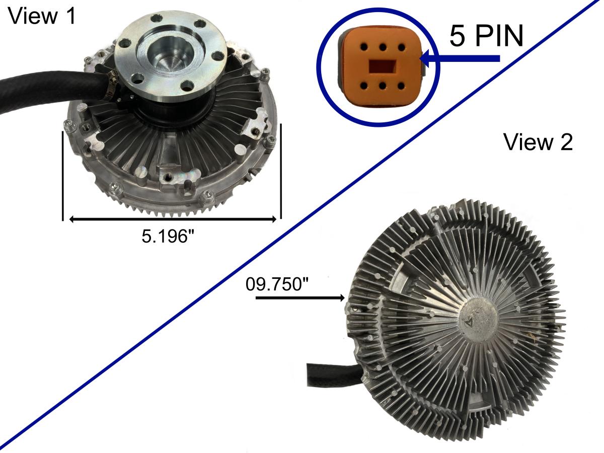 Fan Clutch Electric Mack  PNG, Vision MP7, MP8