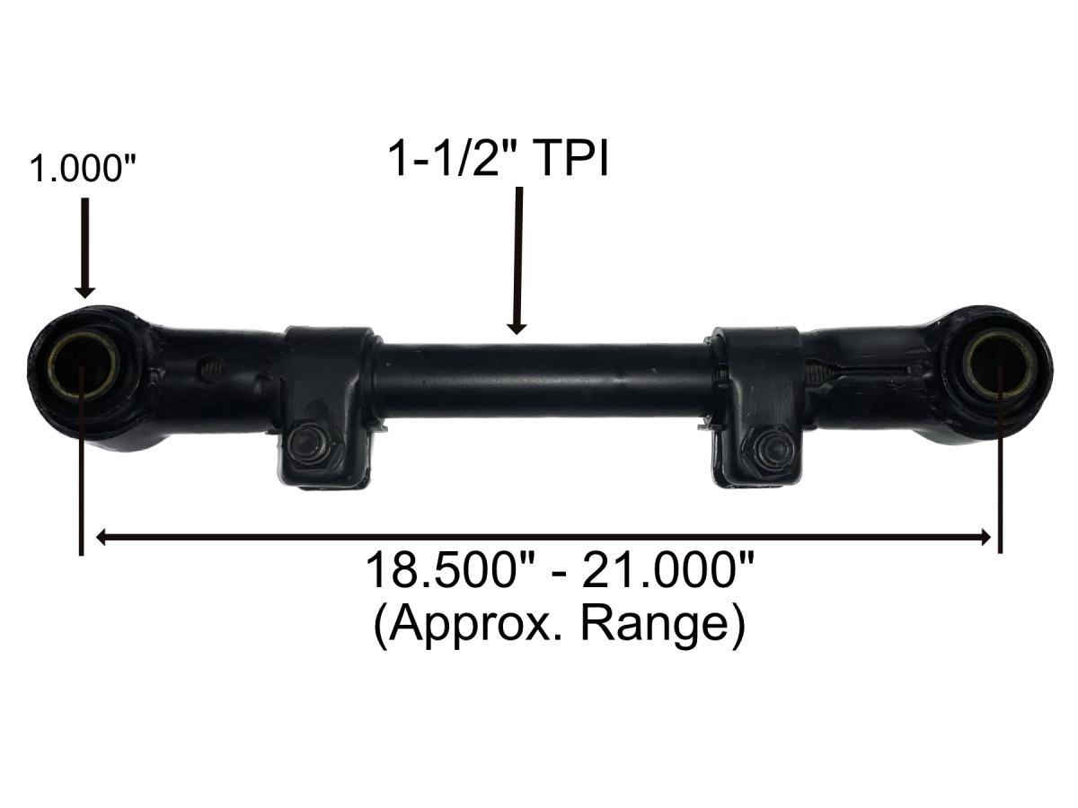 Automann Adjustable and Rigid Torque Arm for Hutch with Bolts and Nuts