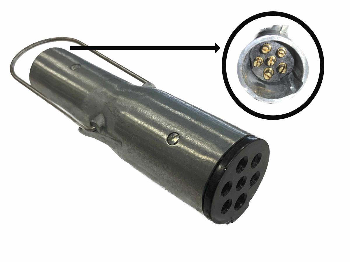 Velon Adapter VELVAC ADAPTER VEL-591010 Six-Way Round to Seven-Way Adapter | Truck ...