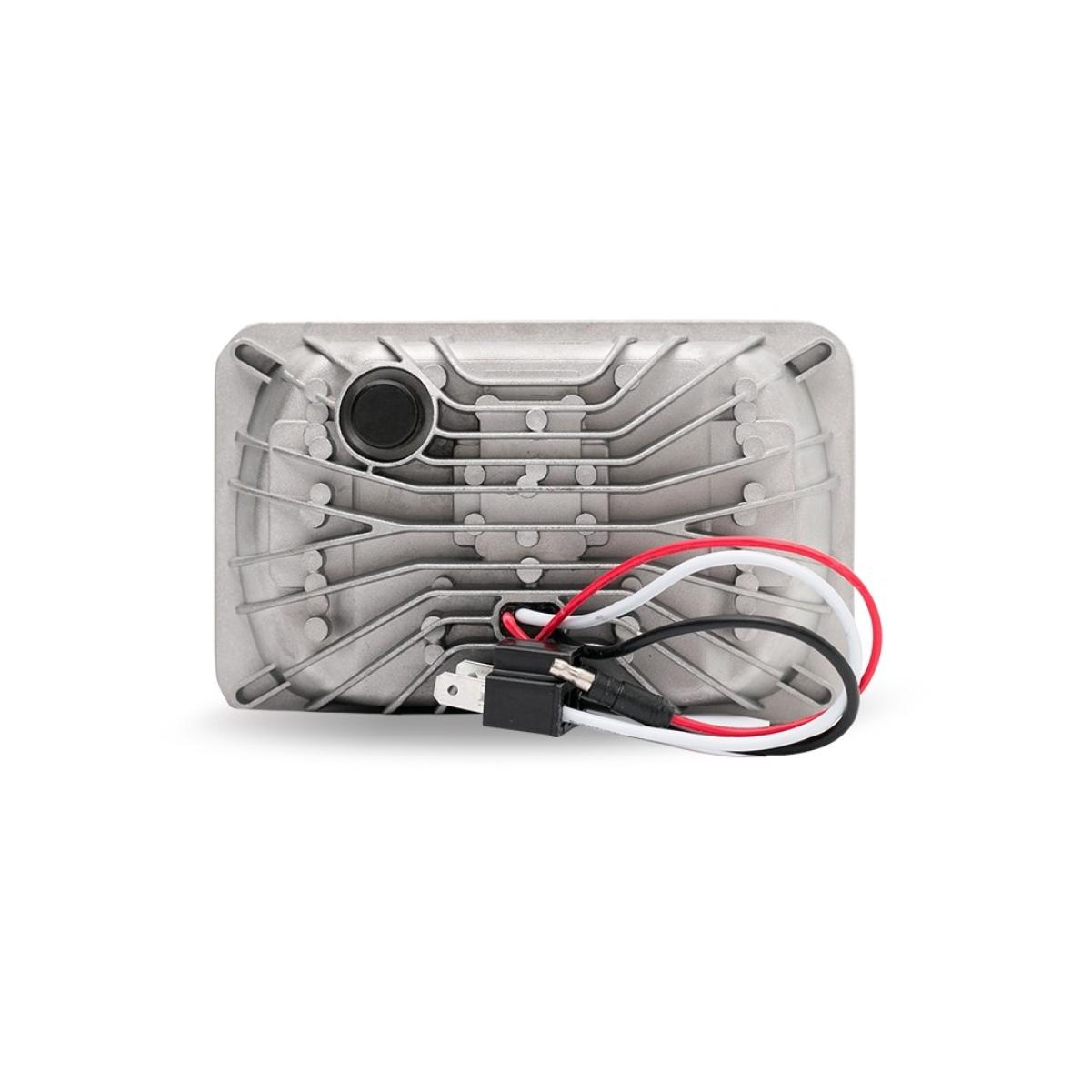 TLED-H91  4" X 6" LED PROJECTOR HEADLIGHT WITH OPTIONAL BACKLIT AUXILIARY - HIGH BEAM