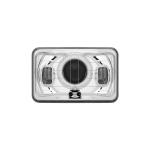 TLED-H92 4" X 6" LED PROJECTOR HEADLIGHT WITH HEATED LENS & OPTIONAL BACKLIT AUXILIARY - LOW BEAM