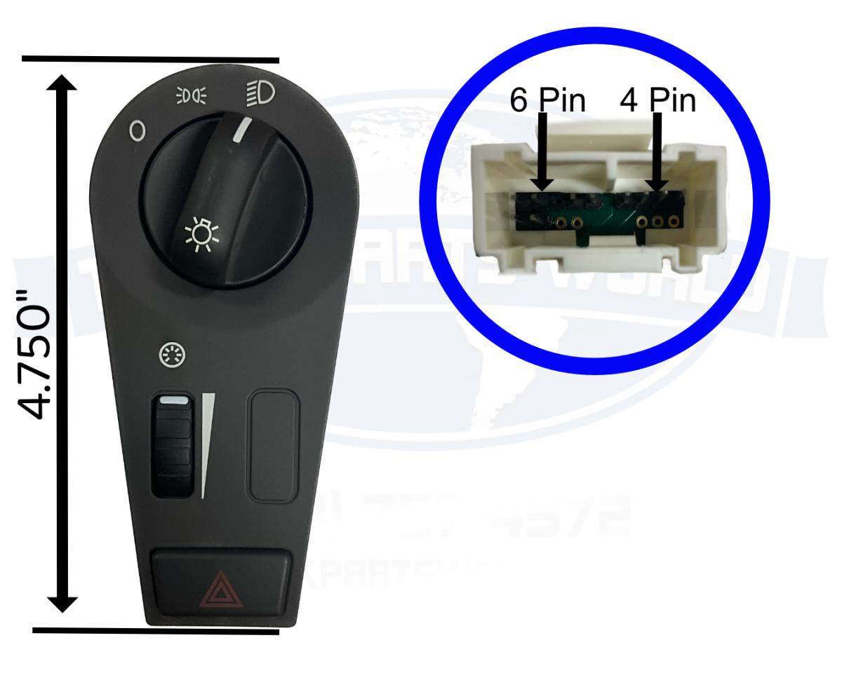 Headlamp and Warning Switch Volvo