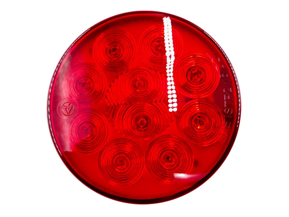 S/T/T Light LED 4in Red Male 3 Pin