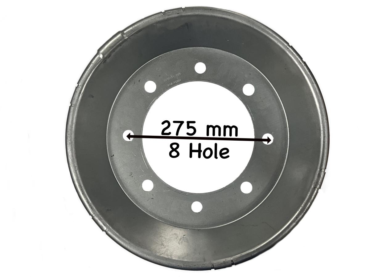 800-828 Centramatic 15-16.5 Drum Aluminum Rim Only