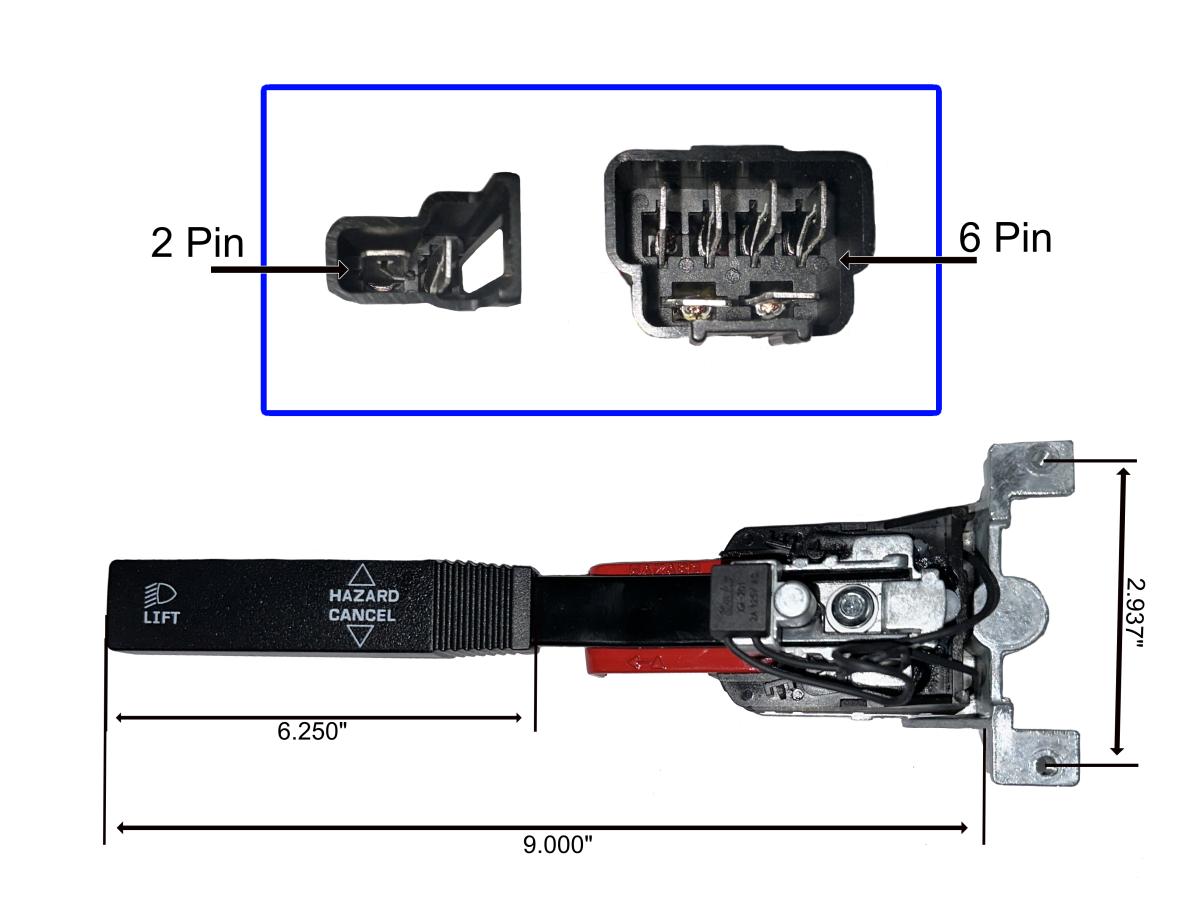 New Turn Signal Switch for Kenworth T800 01481376