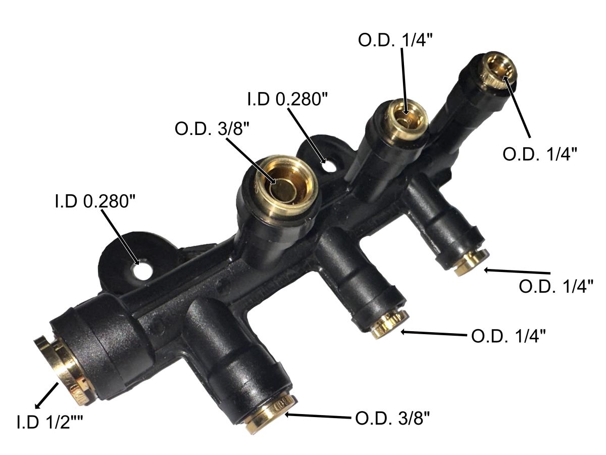 Air Manifold IHC Part # 2015711C1, 170.1028