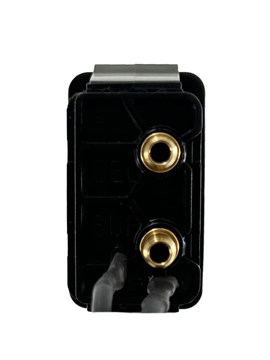 Air Ride Electric Manual Paddle Valve Air Ride Bags Truck Seats 1/4" OD Airline