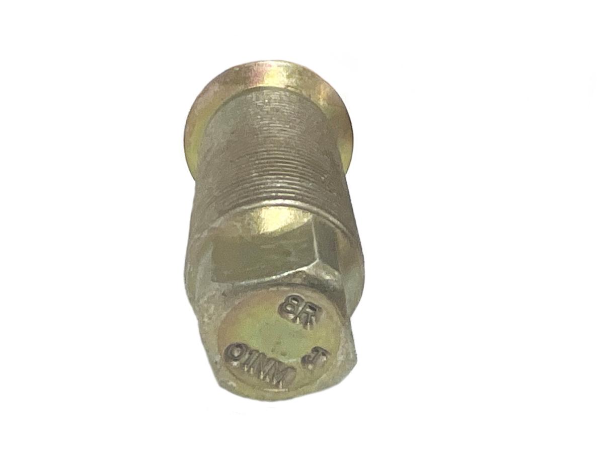 Ten M-133 LH Stud-Piloted Budd Wheel Inner Cap Nuts - 3-1/16" Long