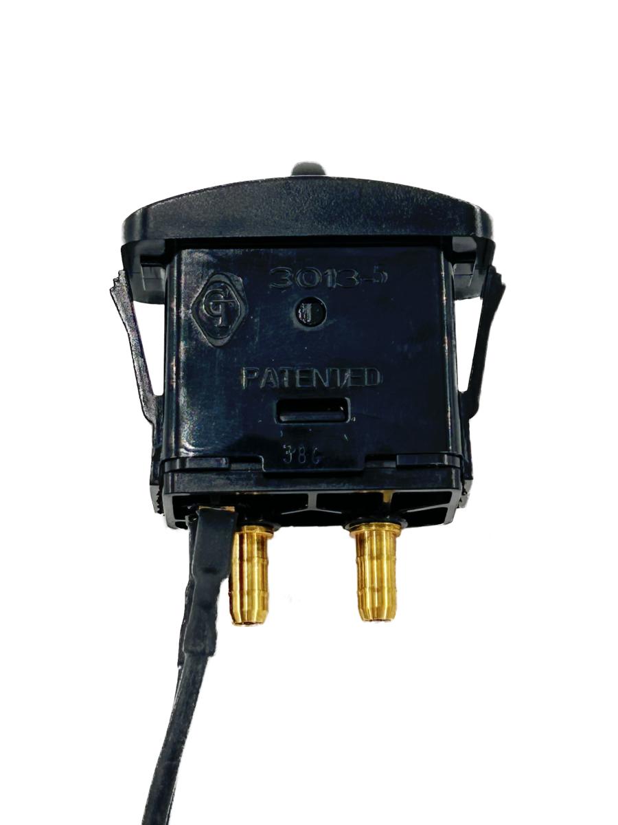 Air Ride Electric Manual Paddle Valve Air Ride Bags Truck Seats 1/4" OD Airline