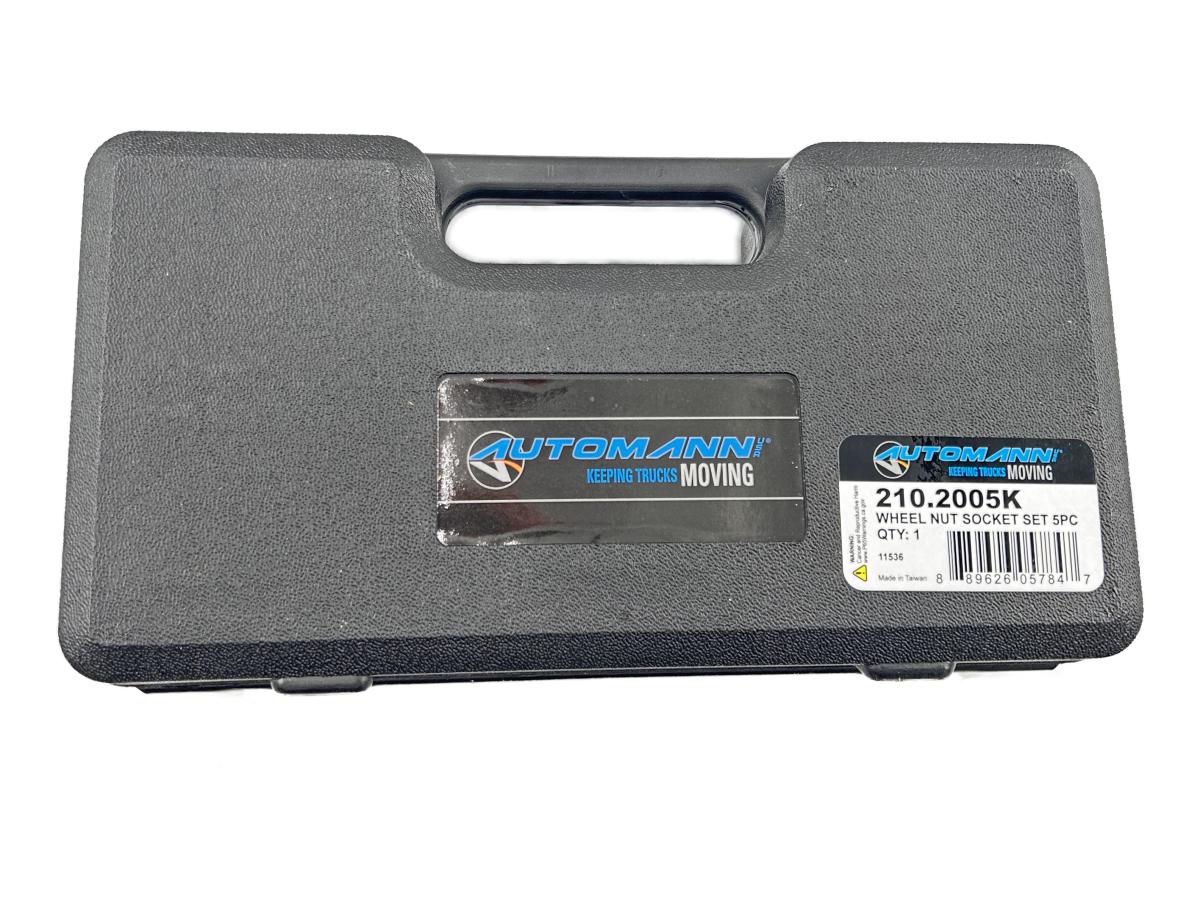 5 Piece Wheel Nut 1 Inch Drive Deep Impact Socket Set 1-1/2 , 33mm, 13/16SQ, 35m