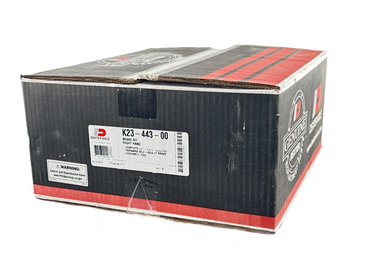 12K Dexter Electric Self-Adjust LH & RH Brake Kit 12-1/4x5 K23-442-00/K23-443-00