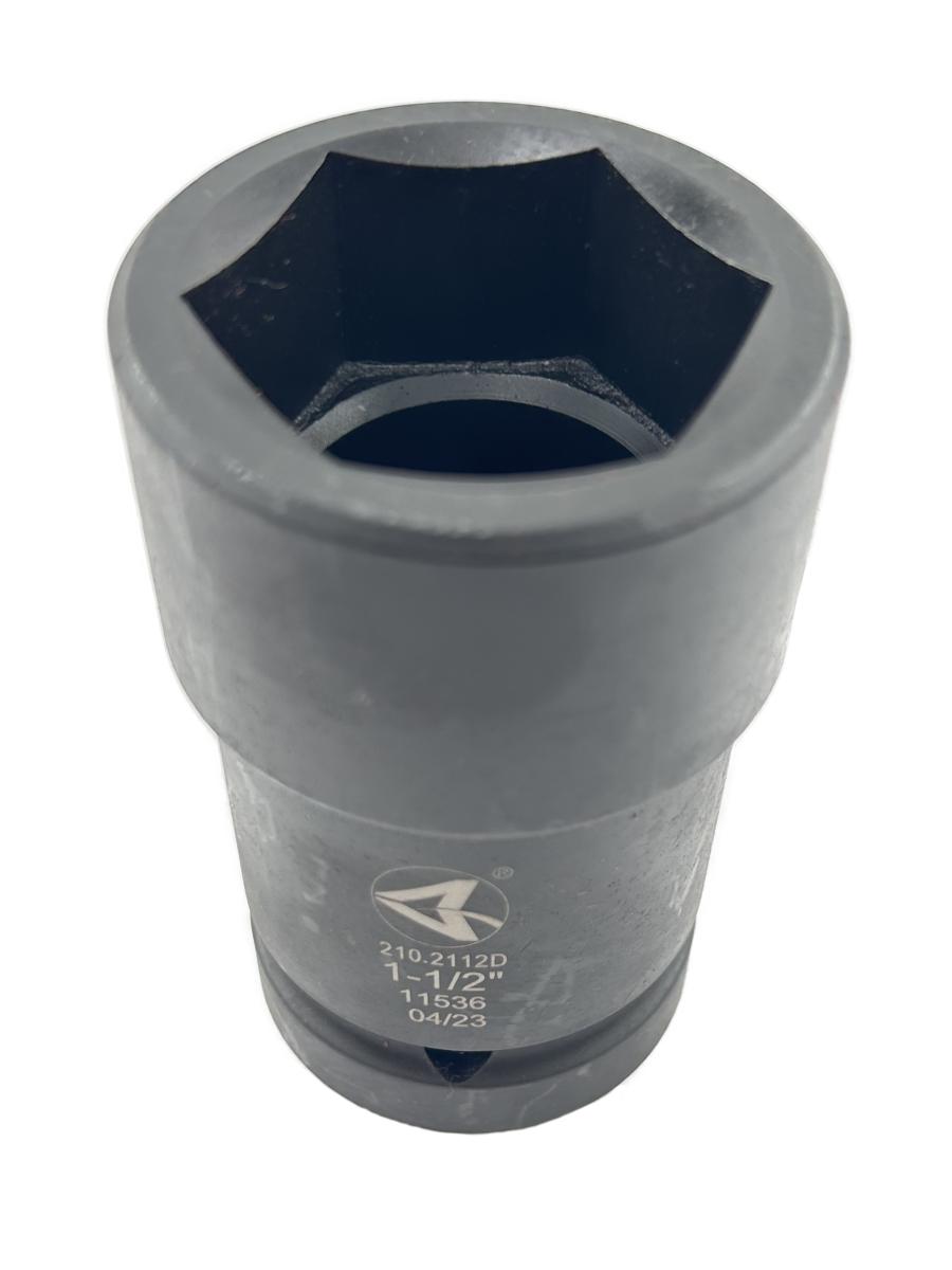 5 Piece Wheel Nut 1 Inch Drive Deep Impact Socket Set 1-1/2 , 33mm, 13/16SQ, 35m