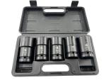 5 Piece Wheel Nut 1 Inch Drive Deep Impact Socket Set 1-1/2 , 33mm, 13/16SQ, 35m