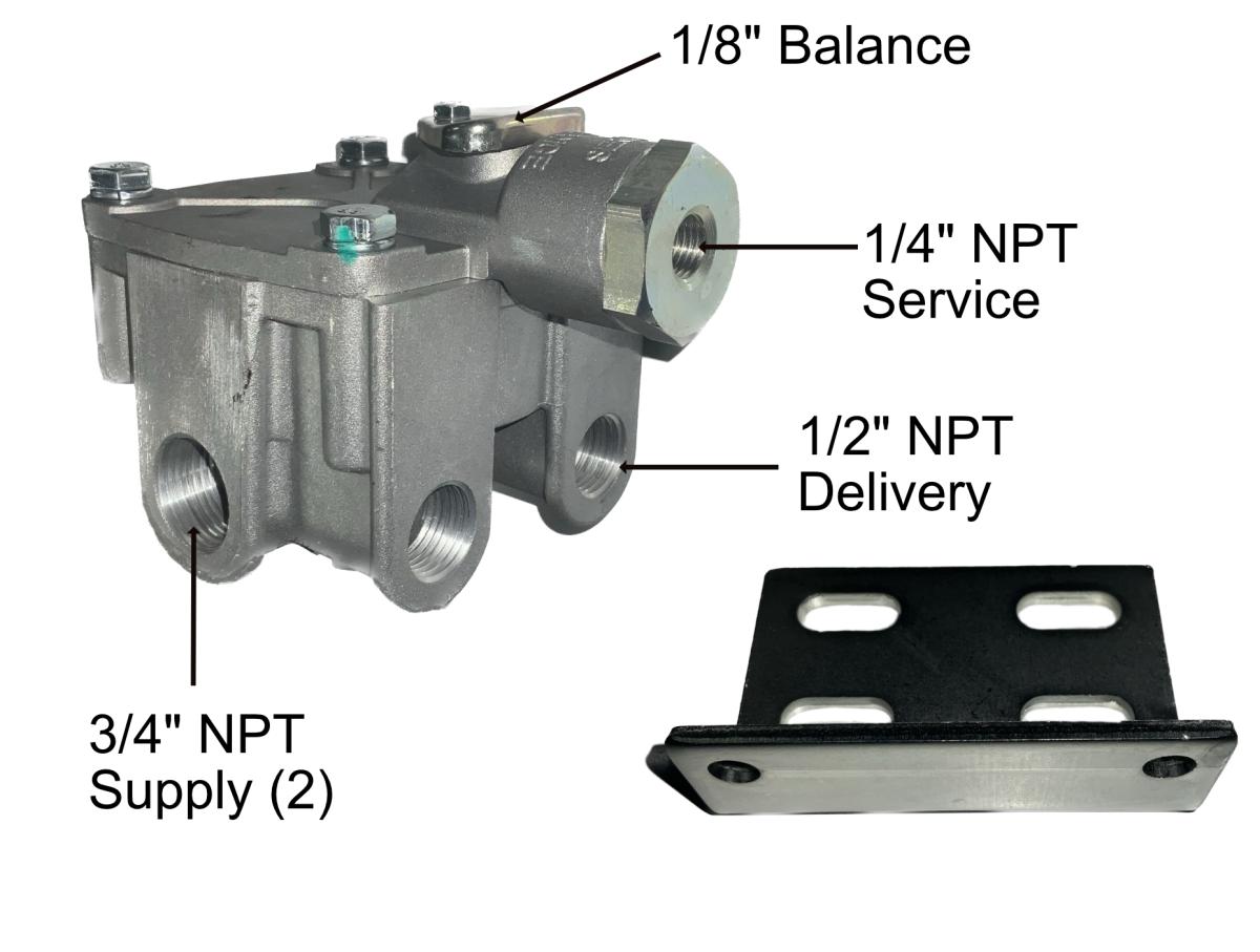 BENDIX replacement 103010 R-14 Valve By Di-Pro Peterbilt Semi TrucK Trailer