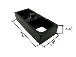 Leaf Spring Hanger Spacer - 3" Width, 7.0" Length, 1.5" Thickness, Reyco 338-222