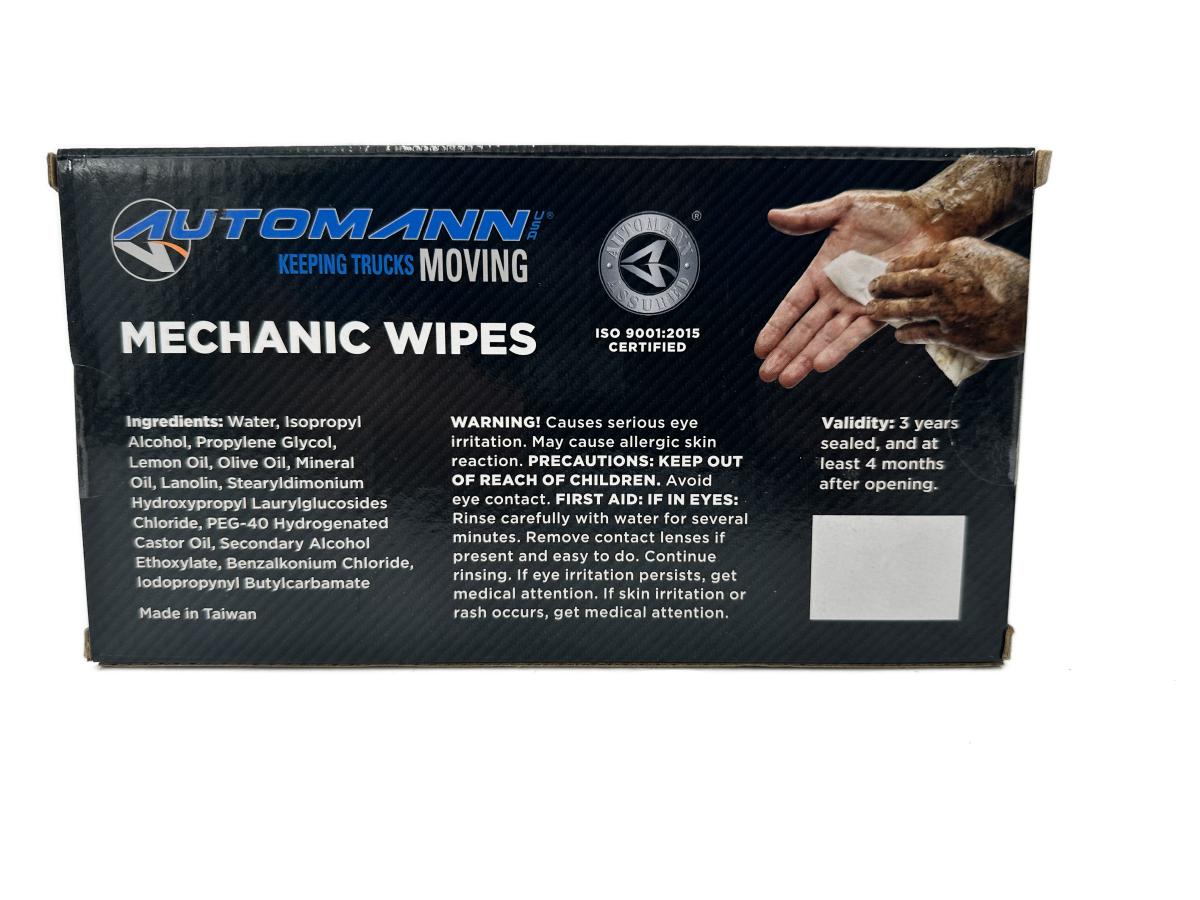 Mechanic 40 8x8 Wipes Cleaning Sanitizing Wipes~1 CONTAINER