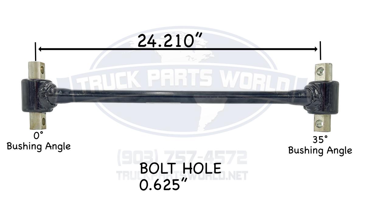 FREIGHTLINER TRACKING TORQUE ROD 24.21 FASII AIRLINER II RUBBER