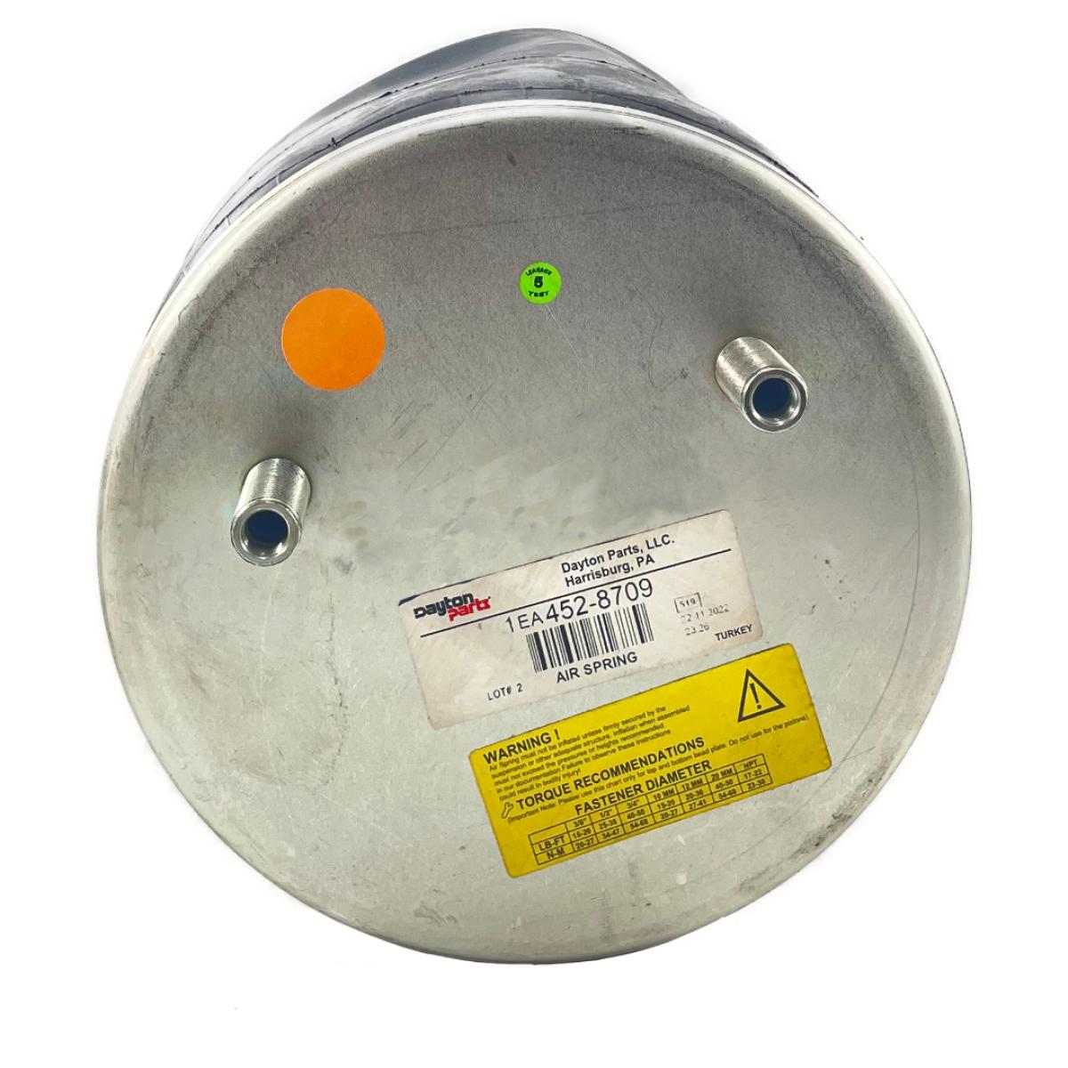 Dayton Parts Replaces Air Spring Bag W01-358-8709 Hendrickson S-20900 S-21800