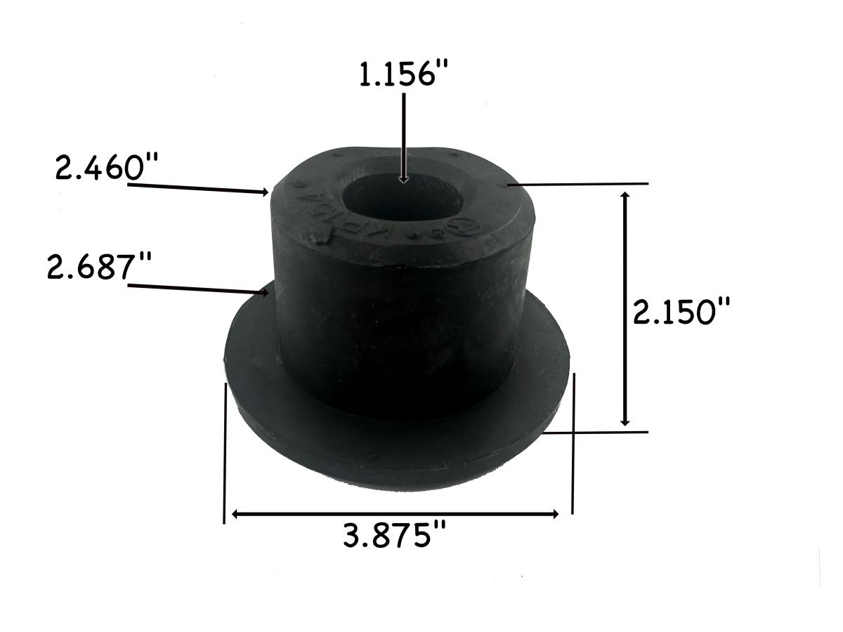 RUBBER SAF HOLLAND ILS BRACKET BUSHING AND PIN KIT  SIMILAR TO RK10605 RK-10605
