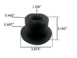 RUBBER SAF HOLLAND ILS BRACKET BUSHING AND PIN KIT  SIMILAR TO RK10605 RK-10605