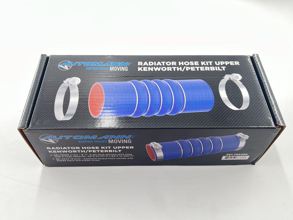 SILICONE UPPER RADIATOR HOSE Kit  PACCAR KW PETERBILT SIMILAR TO F50-6308 28359