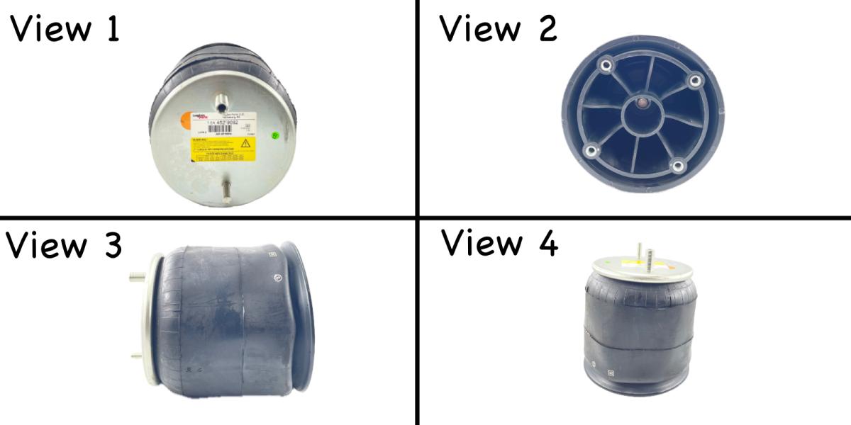 REPLACES FIRESTONE W01-358-9082 AIR SPRING BAG GOODYEAR 1R12-092 1R12-093