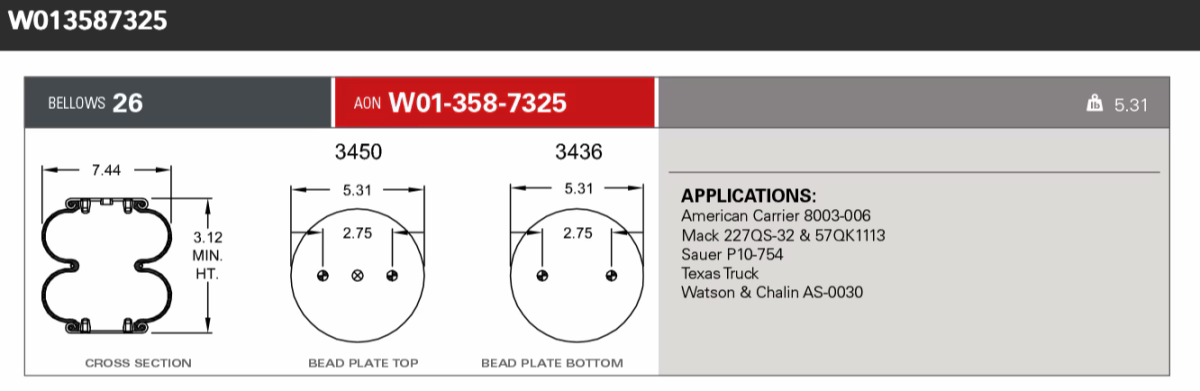 Firestone Airsping 7325