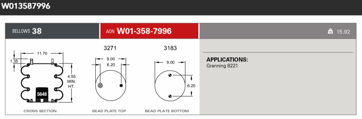 Firestone Airsping 7996