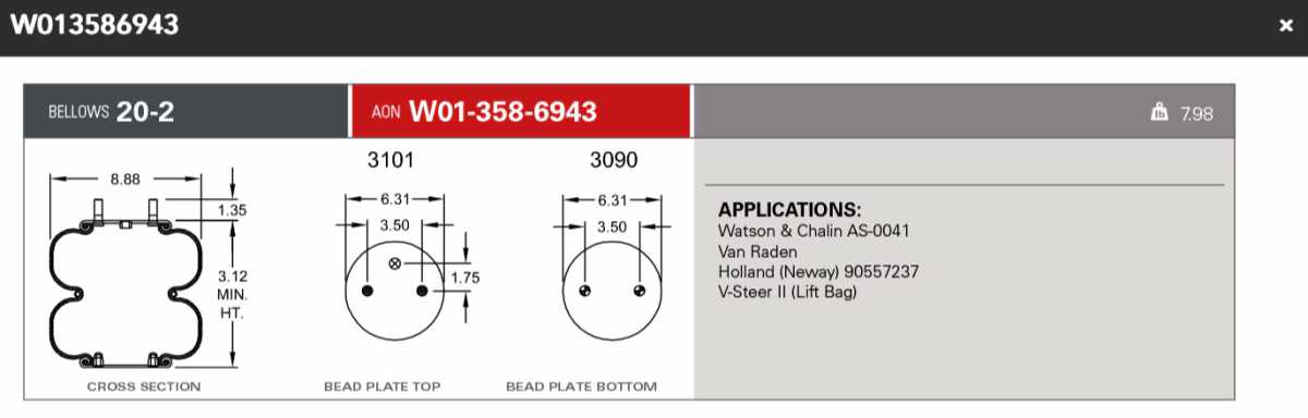Firestone Airsping 6943