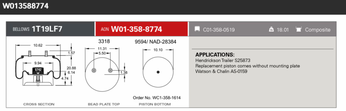 Firestone Airsping 8774