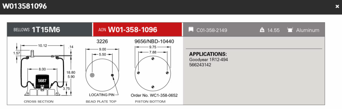 Firestone Airsping 1096