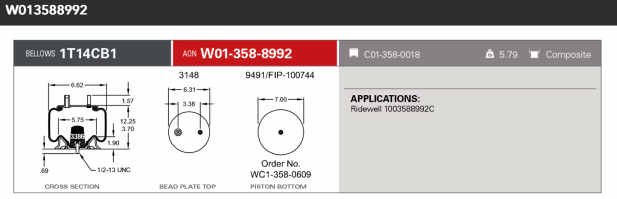 Firestone Airsping 8992