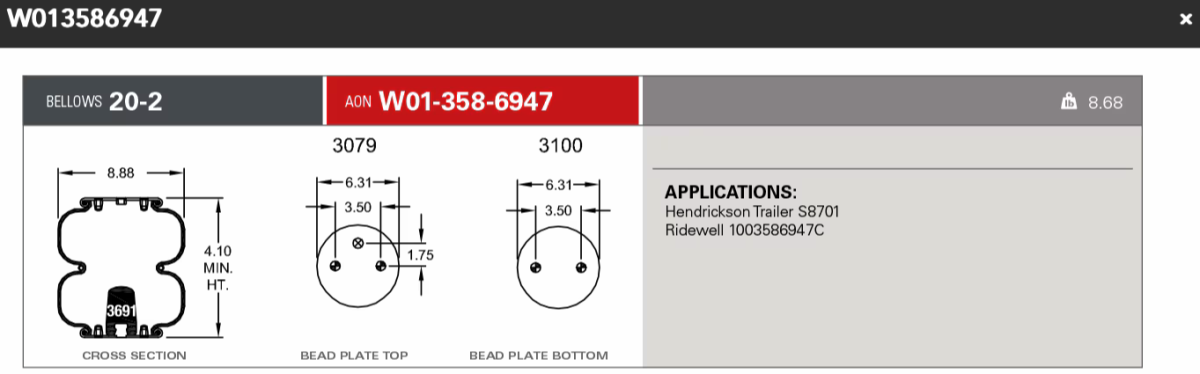 Firestone Airsping 6947