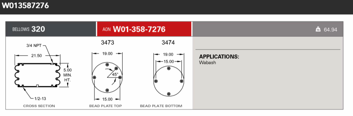 Firestone Airsping 7276