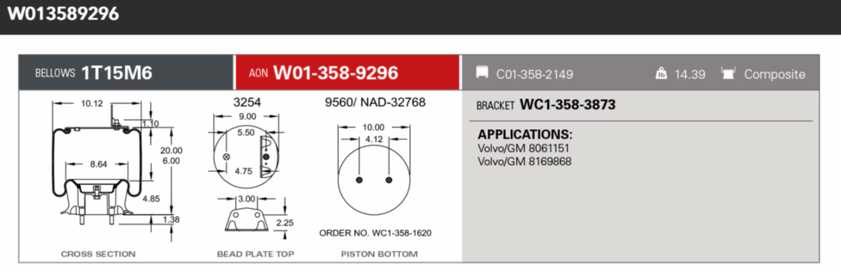 Firestone Airsping 9296