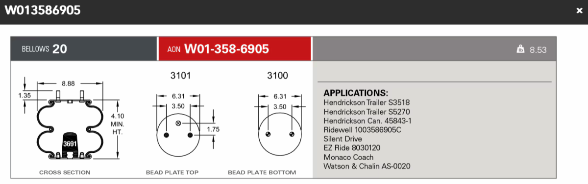 Firestone Airsping 6905