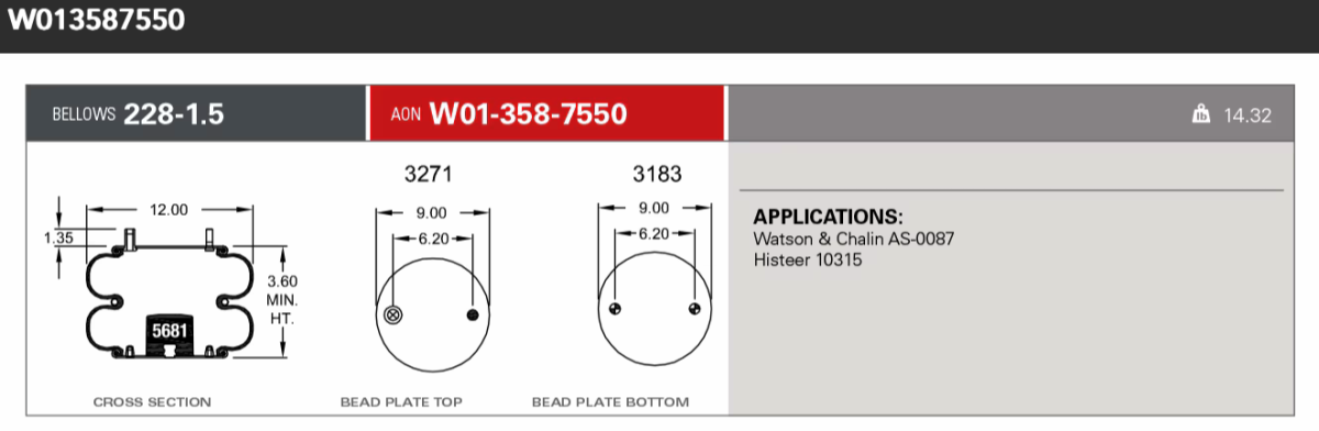 Firestone Airsping 7550