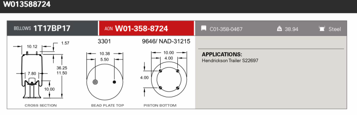 Firestone Airsping 8724
