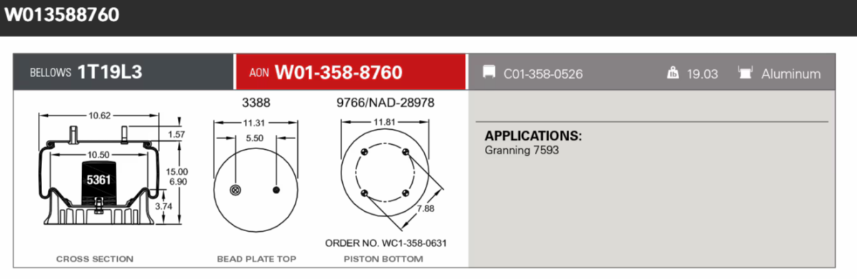 Firestone Airsping 8760